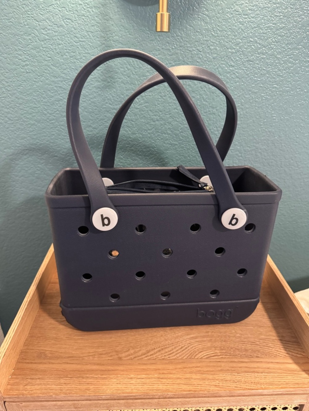 BOGG BAG Navy Mini Tote with Zip Pouch